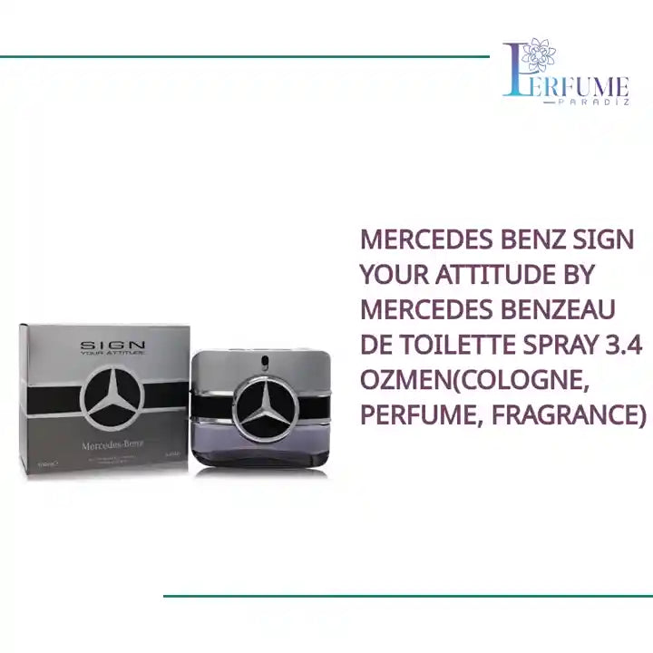 Mercedes Benz Sign Your Attitude by Mercedes BenzEau De Toilette Spray 3.4 ozMen(cologne, perfume, fragrance) by@Outfy