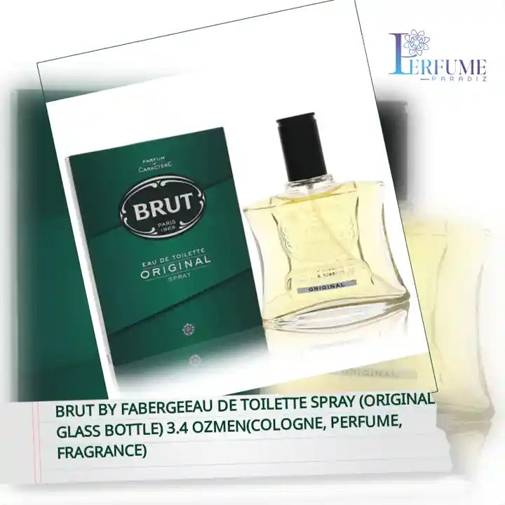 Brut by FabergeEau De Toilette Spray (Original Glass Bottle) 3.4 ozMen(cologne, perfume, fragrance) by@Outfy