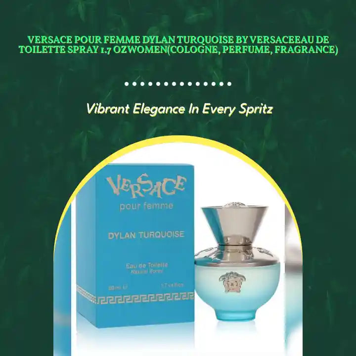 Versace Pour Femme Dylan Turquoise by VersaceEau De Toilette Spray 1.7 ozWomen(cologne, perfume, fragrance) by@Outfy