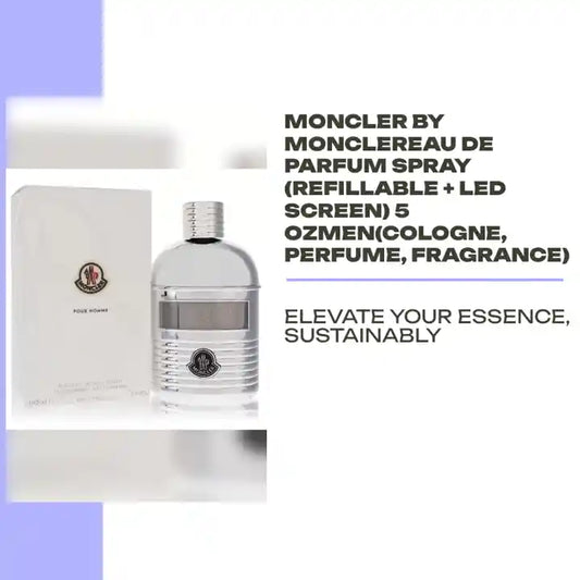 Moncler by MonclerEau De Parfum Spray (Refillable + LED Screen) 5 ozMen(cologne, perfume, fragrance) by@Outfy
