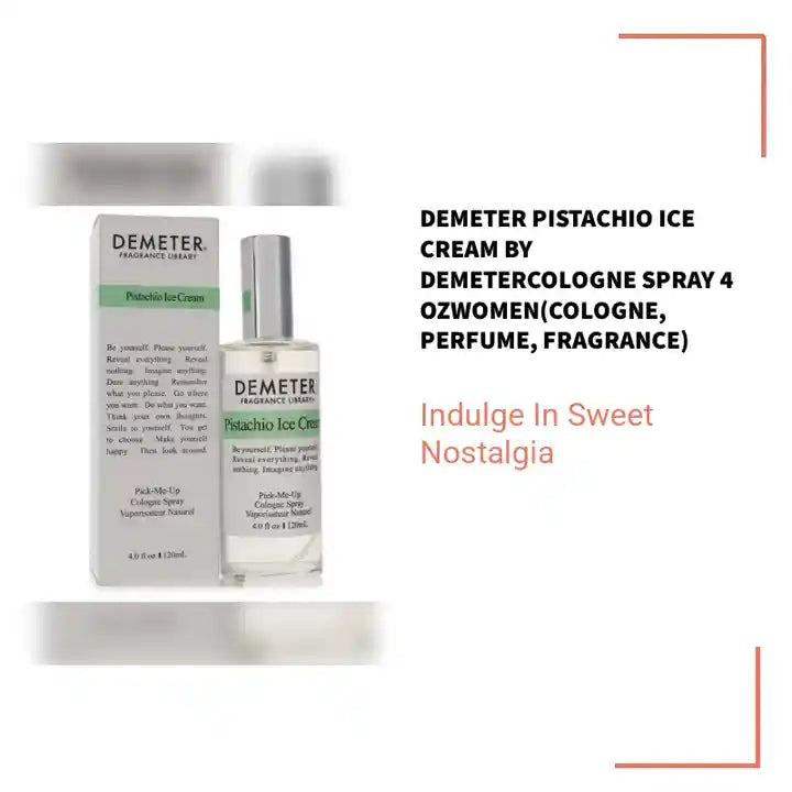 Demeter Pistachio Ice Cream by DemeterCologne Spray 4 ozWomen(cologne, perfume, fragrance) by@Outfy