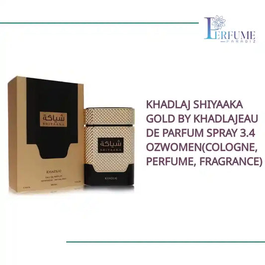 Khadlaj Shiyaaka Gold by KhadlajEau De Parfum Spray 3.4 ozWomen(cologne, perfume, fragrance) by@Outfy