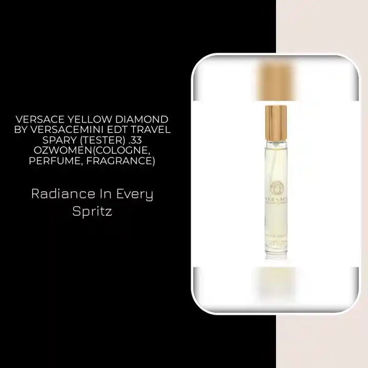 Versace Yellow Diamond by VersaceMini EDT Travel Spary (Tester) .33 ozWomen(cologne, perfume, fragrance) by@Outfy